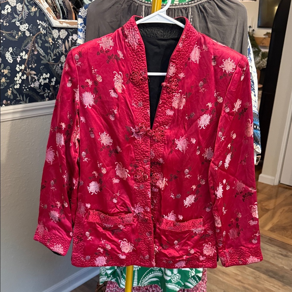 Authentic Chinese silk jacket size small